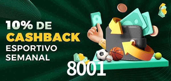 10% de bônus de cashback na 8001